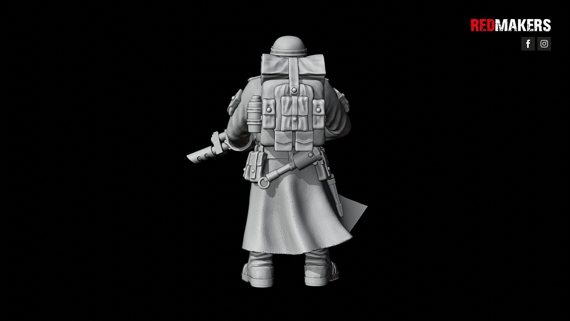 Steel Guard - Squad of the Imperial Force 3D print model_36