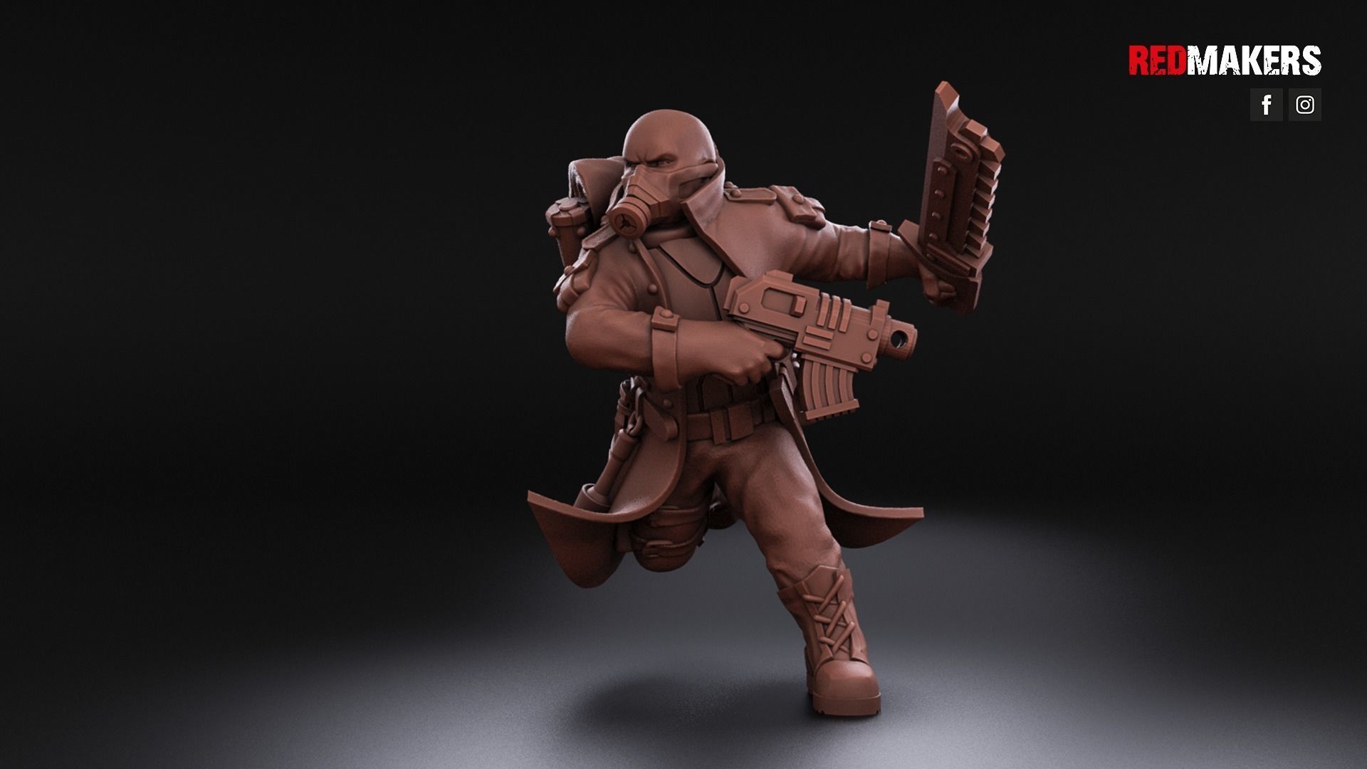 Steel Guard - Squad of the Imperial Force 3D print model_31