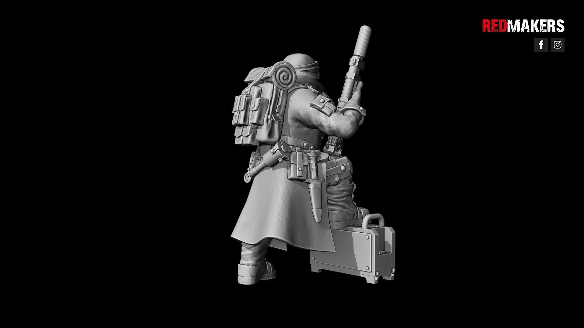 Steel Guard - Squad of the Imperial Force 3D print model_60