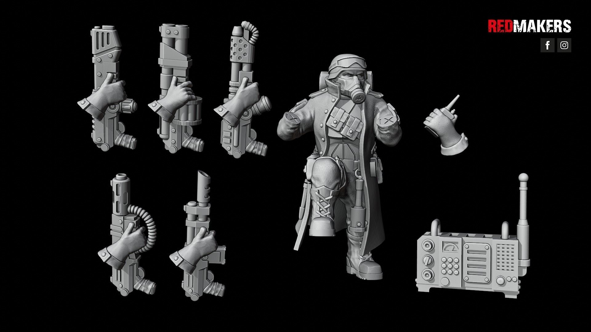 Steel Guard - Squad of the Imperial Force 3D print model_61