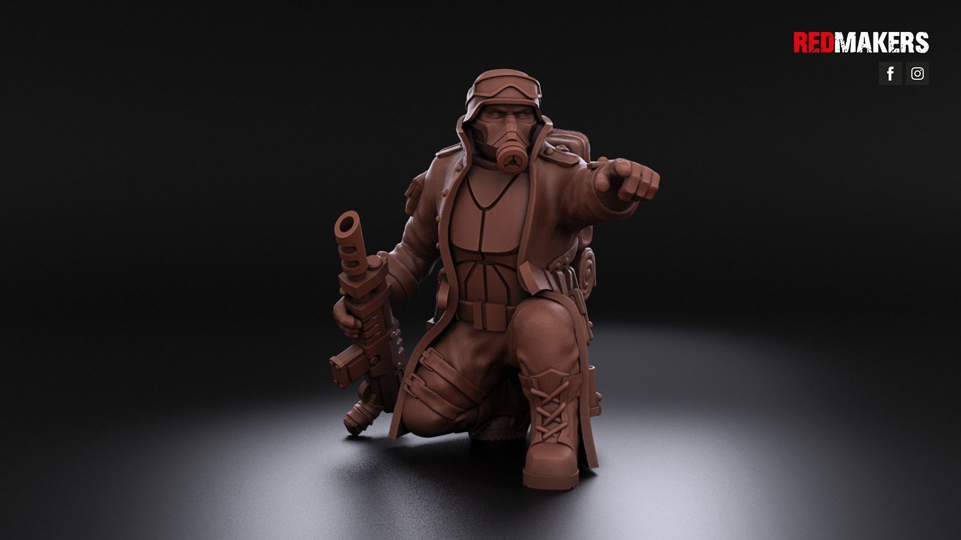 Steel Guard - Squad of the Imperial Force 3D print model_25