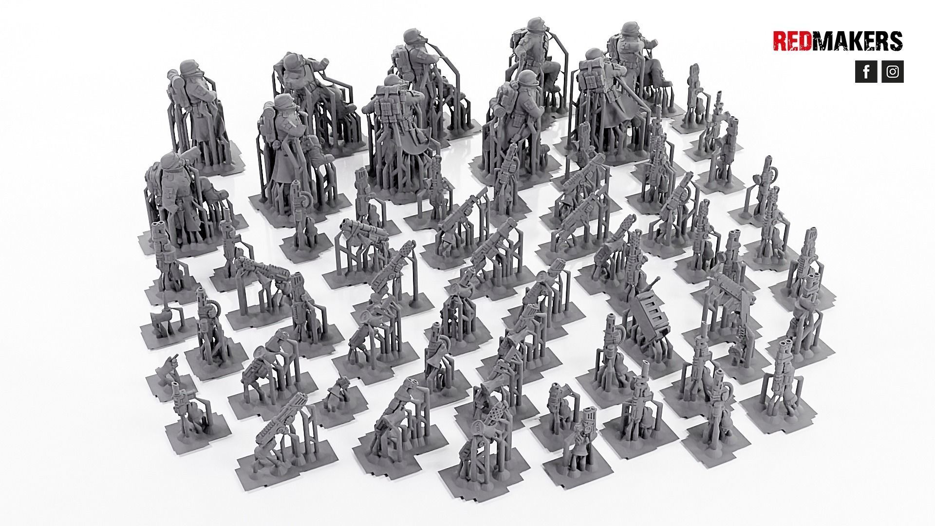 Steel Guard - Squad of the Imperial Force 3D print model_34