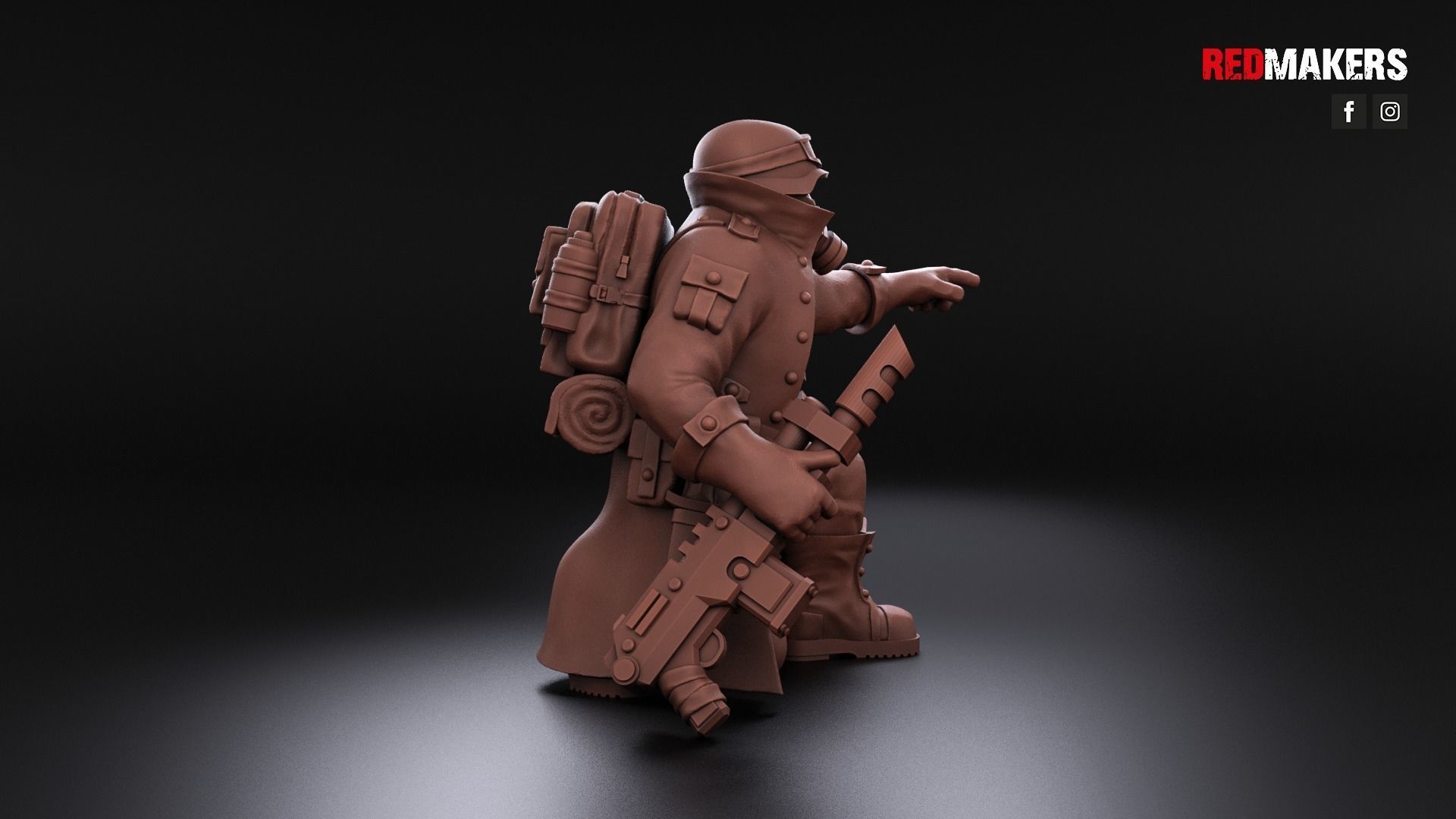 Steel Guard - Squad of the Imperial Force 3D print model_26