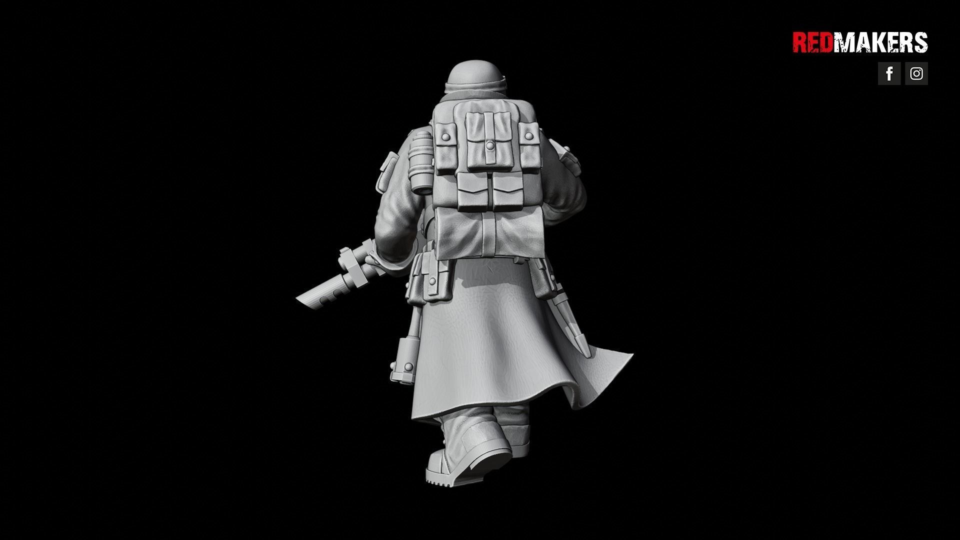Steel Guard - Squad of the Imperial Force 3D print model_42