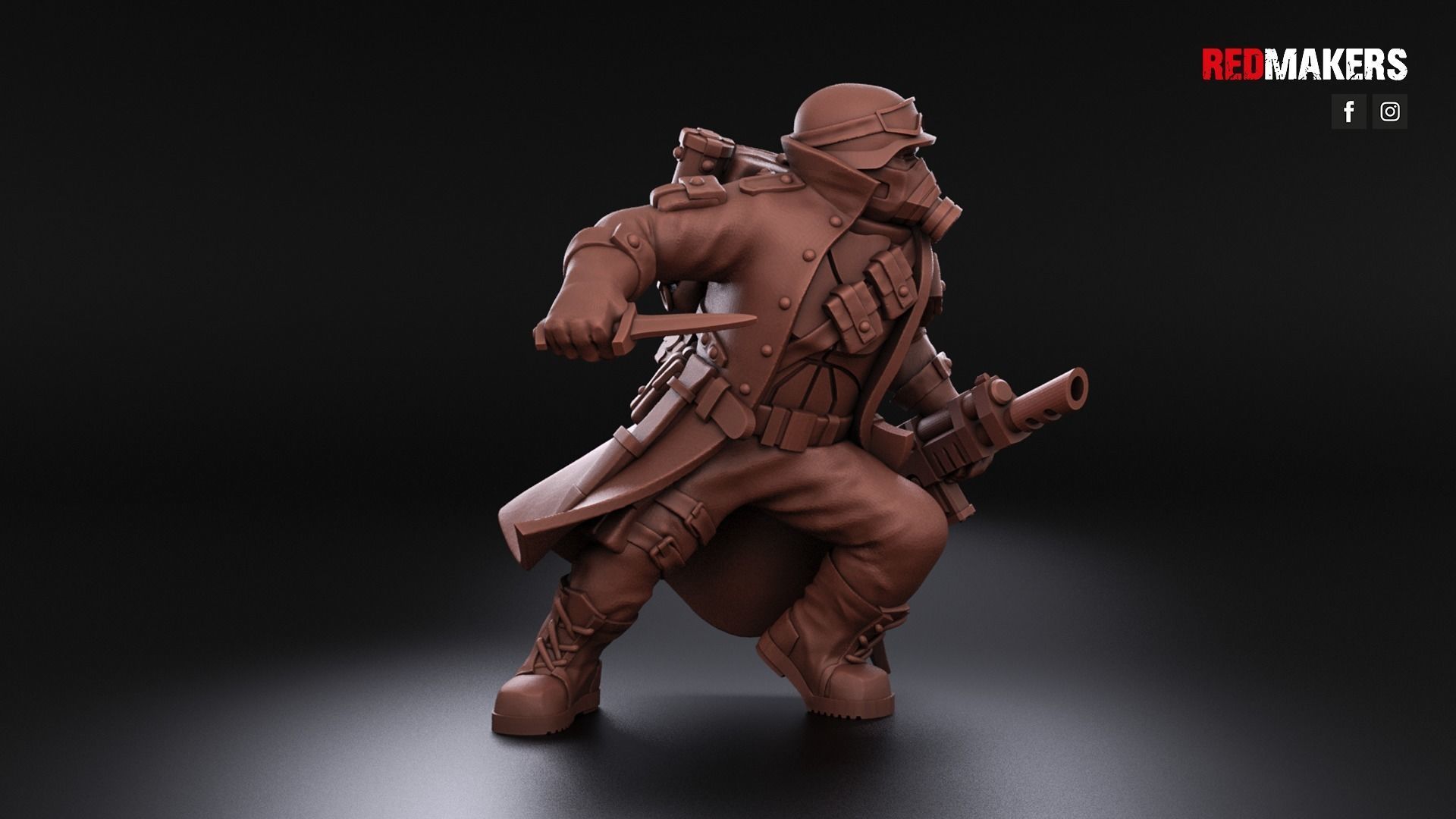 Steel Guard - Squad of the Imperial Force 3D print model_14