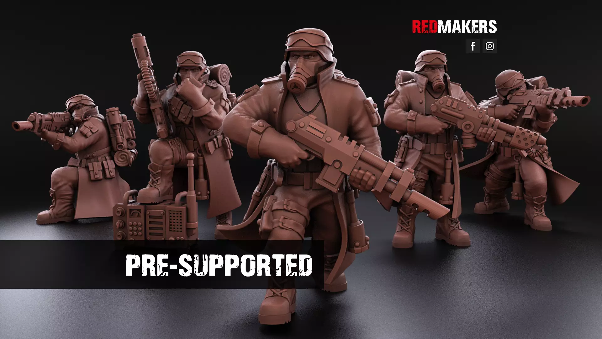 Steel Guard - Squad of the Imperial Force 3D print model_0