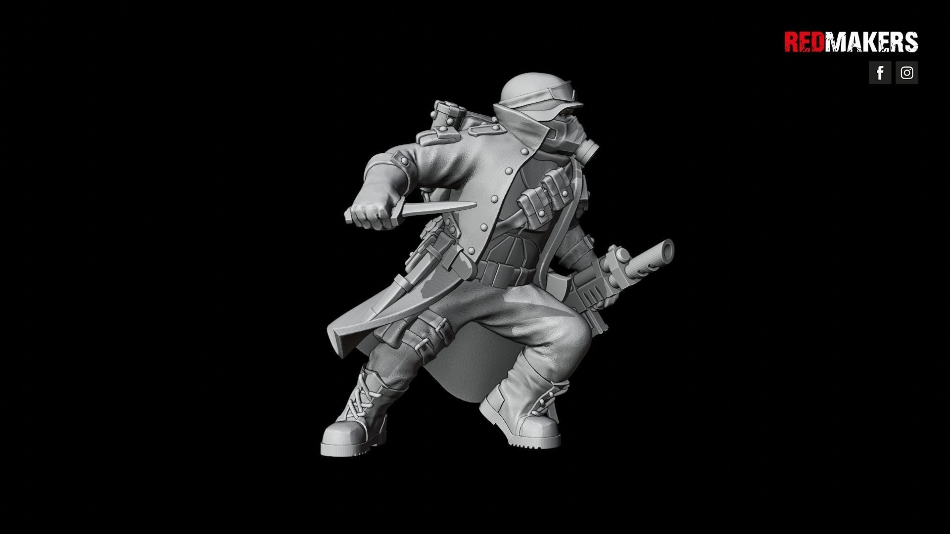 Steel Guard - Squad of the Imperial Force 3D print model_44