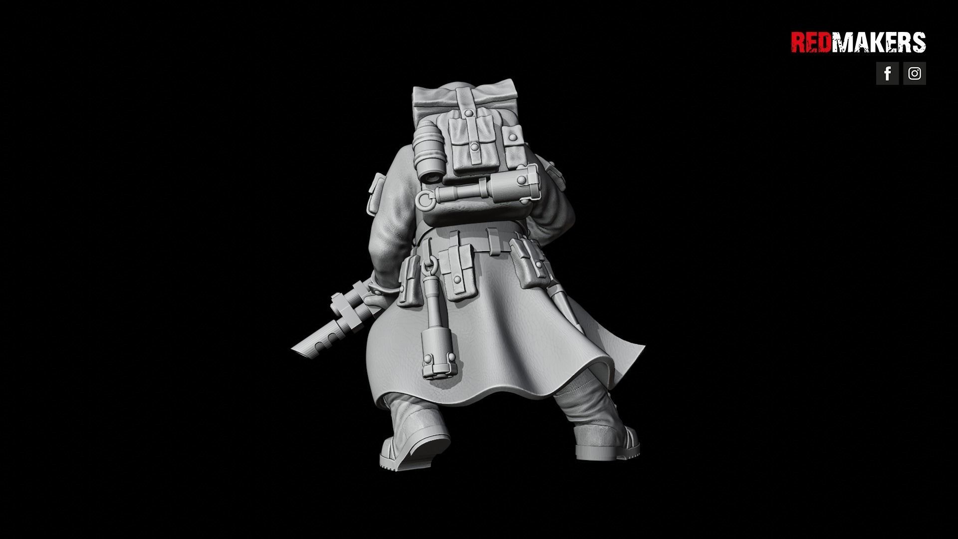 Steel Guard - Squad of the Imperial Force 3D print model_51