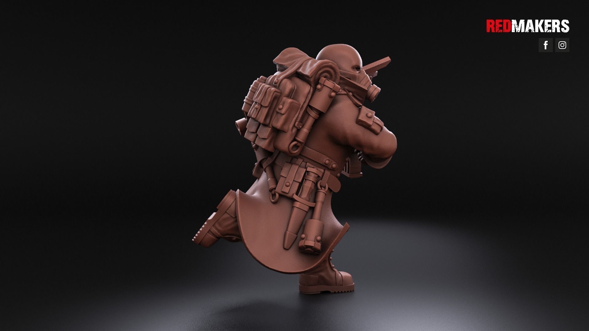 Steel Guard - Squad of the Imperial Force 3D print model_32