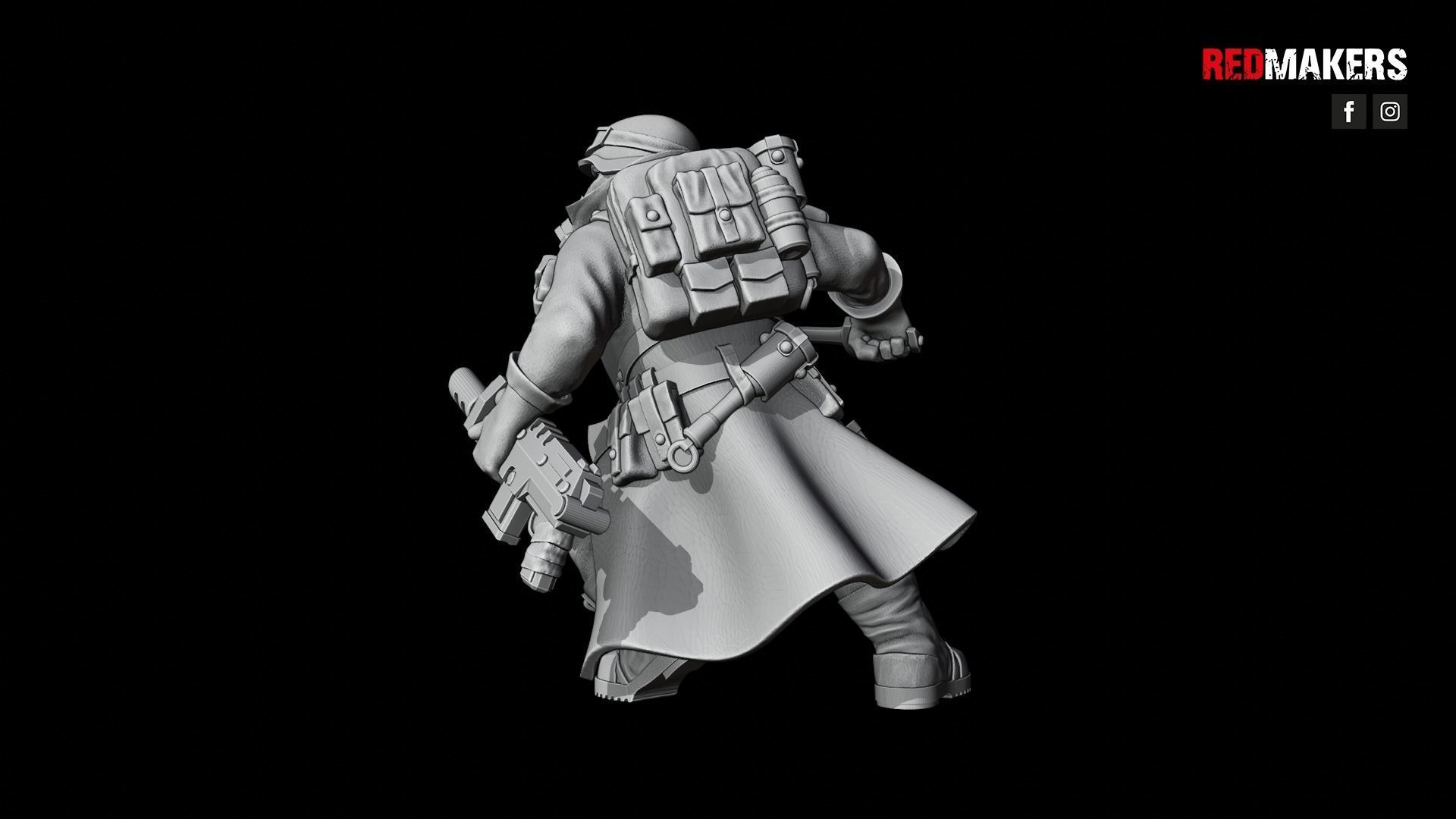 Steel Guard - Squad of the Imperial Force 3D print model_45