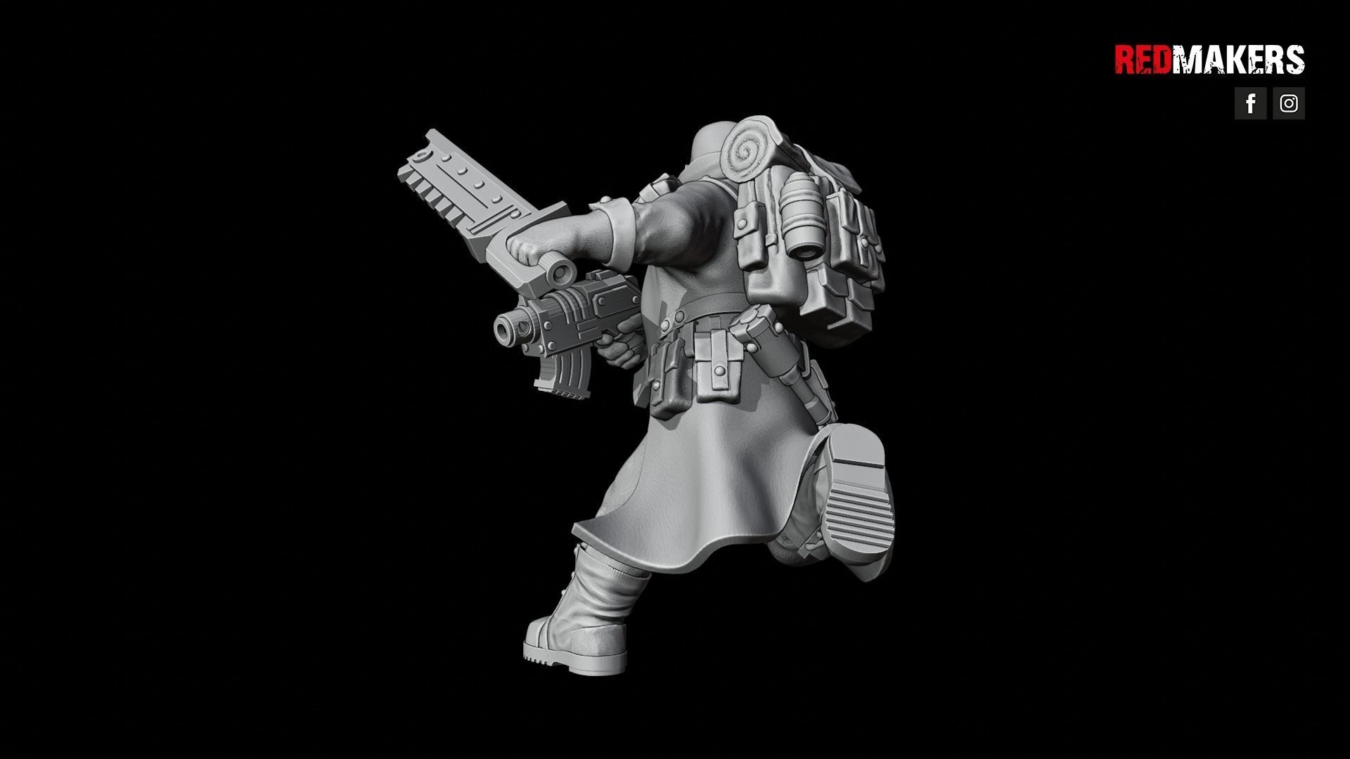Steel Guard - Squad of the Imperial Force 3D print model_63