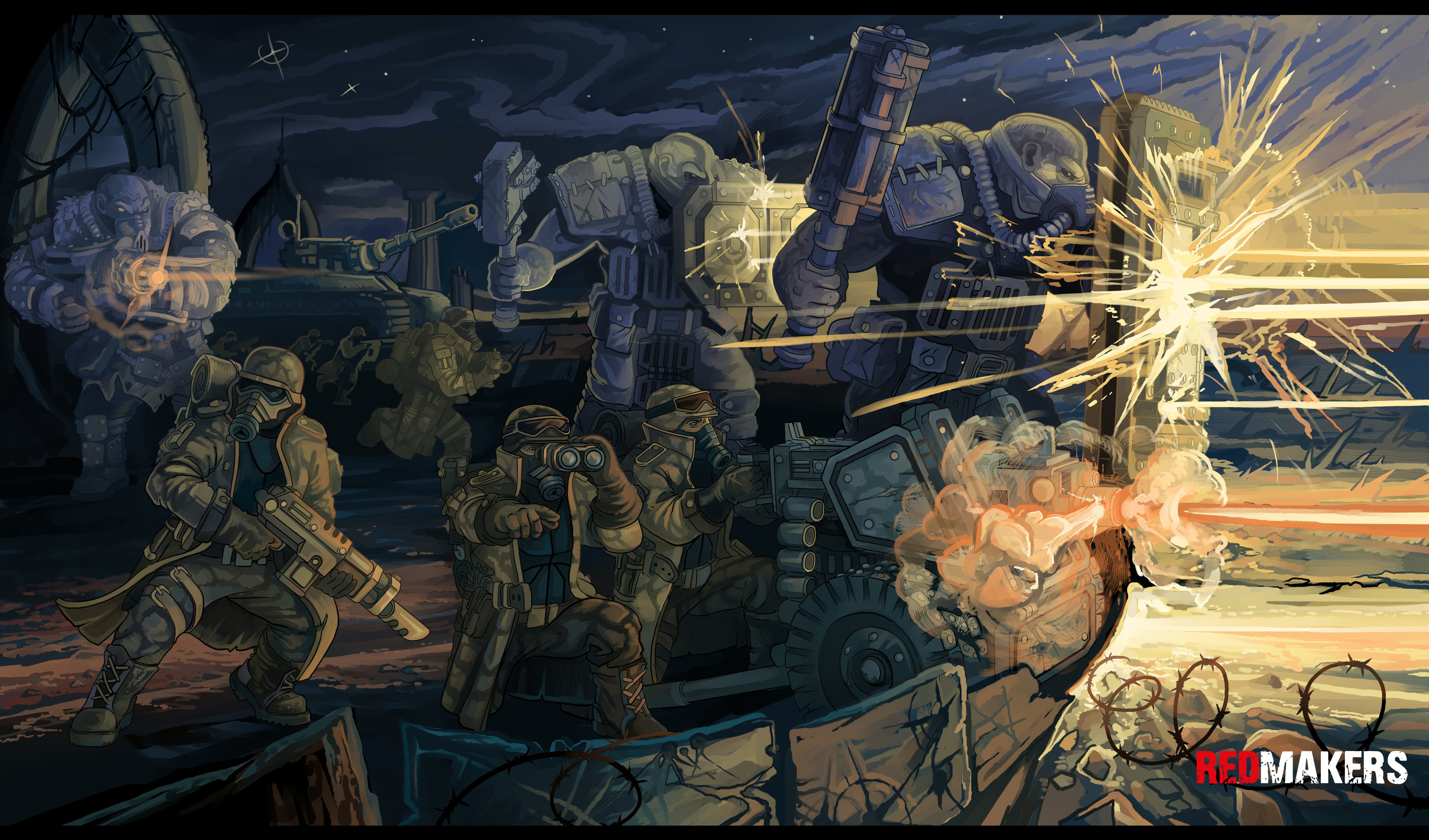 Steel Guard - Squad of the Imperial Force 3D print model_66