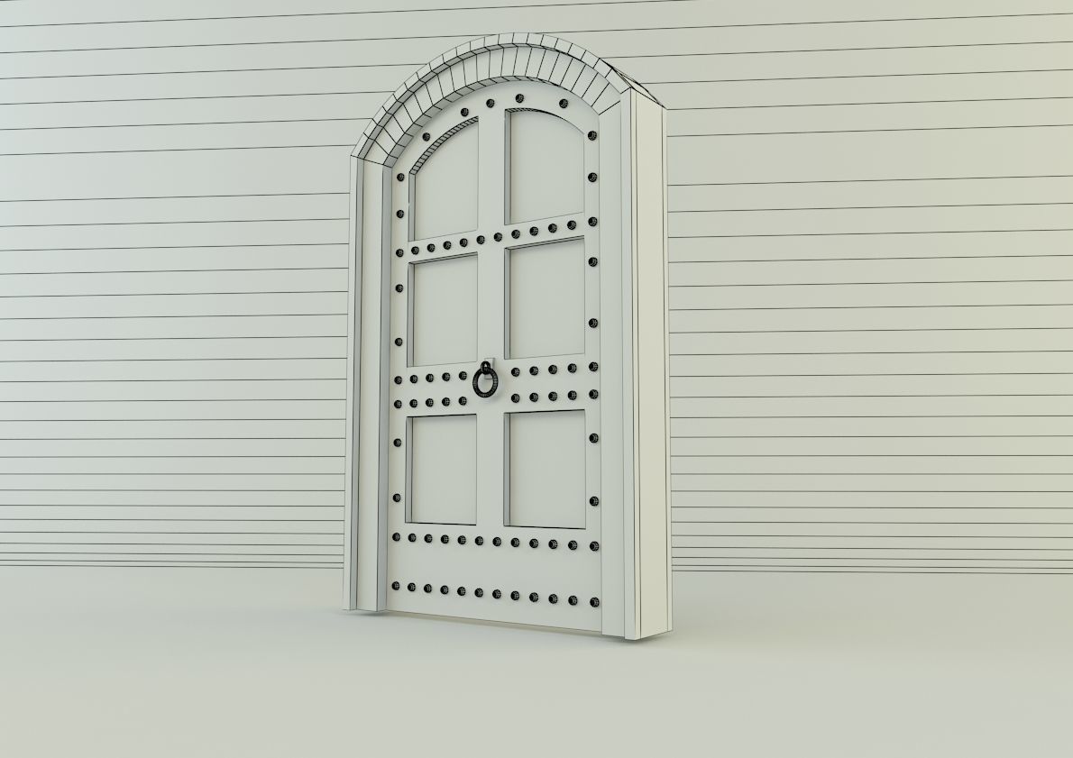 building doors glass models various models 3D model_44