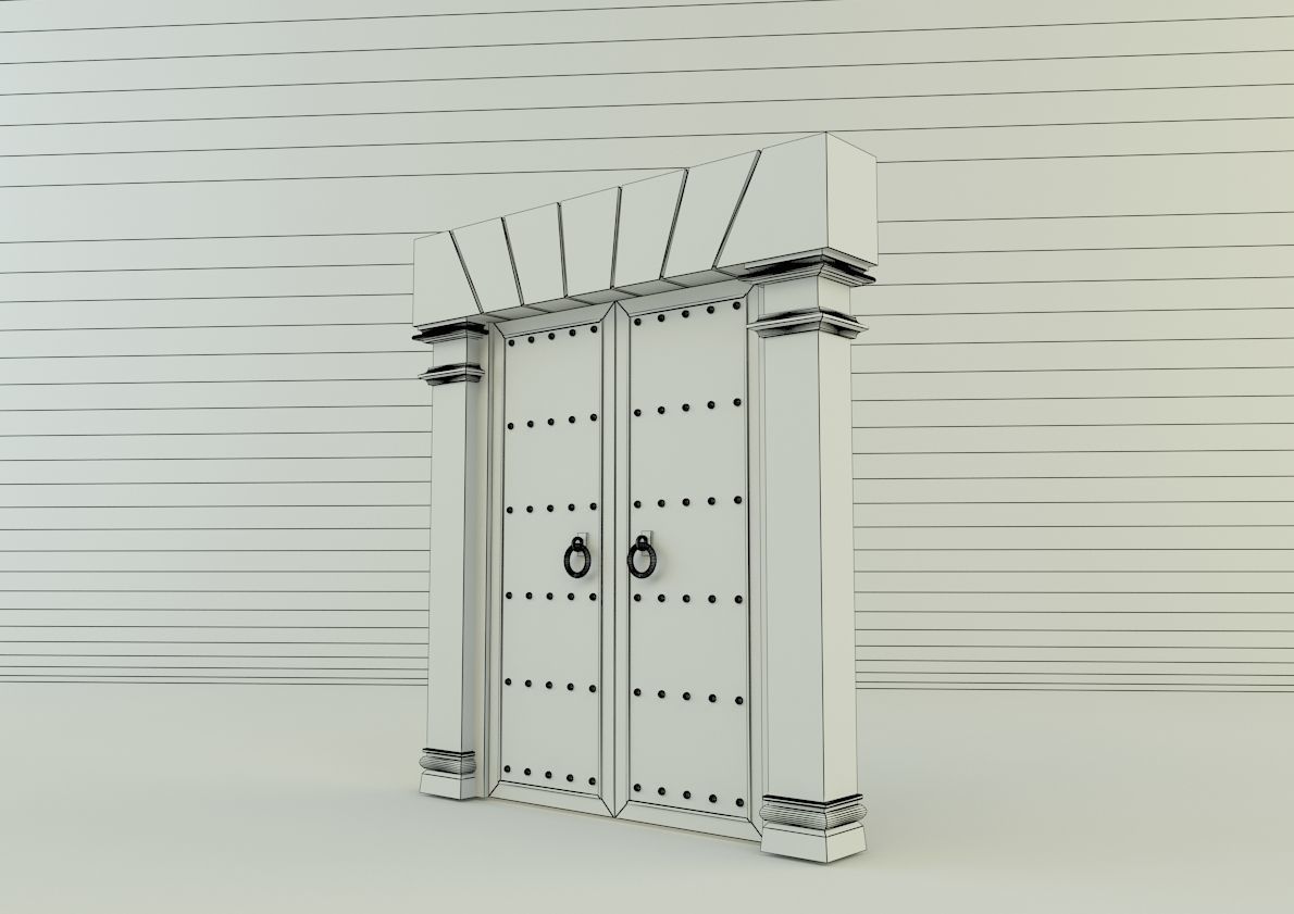 building doors glass models various models 3D model_46
