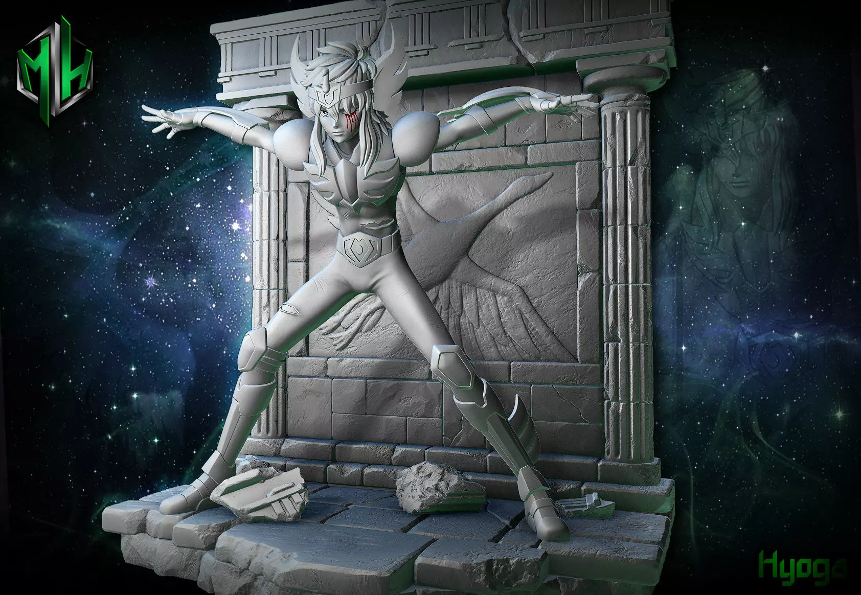 Hyoga  3D print model_0