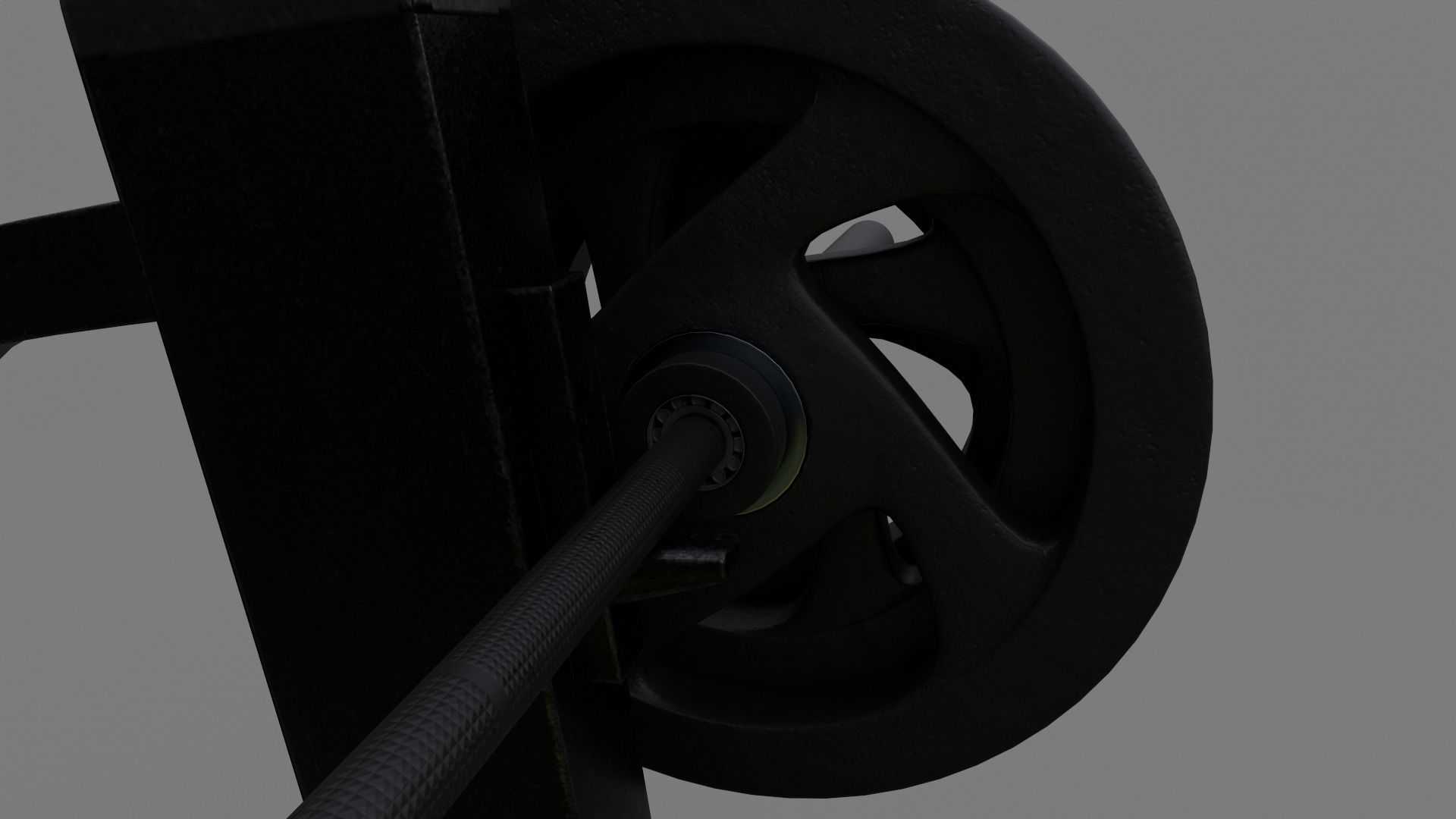 Bench Press 3D model_8