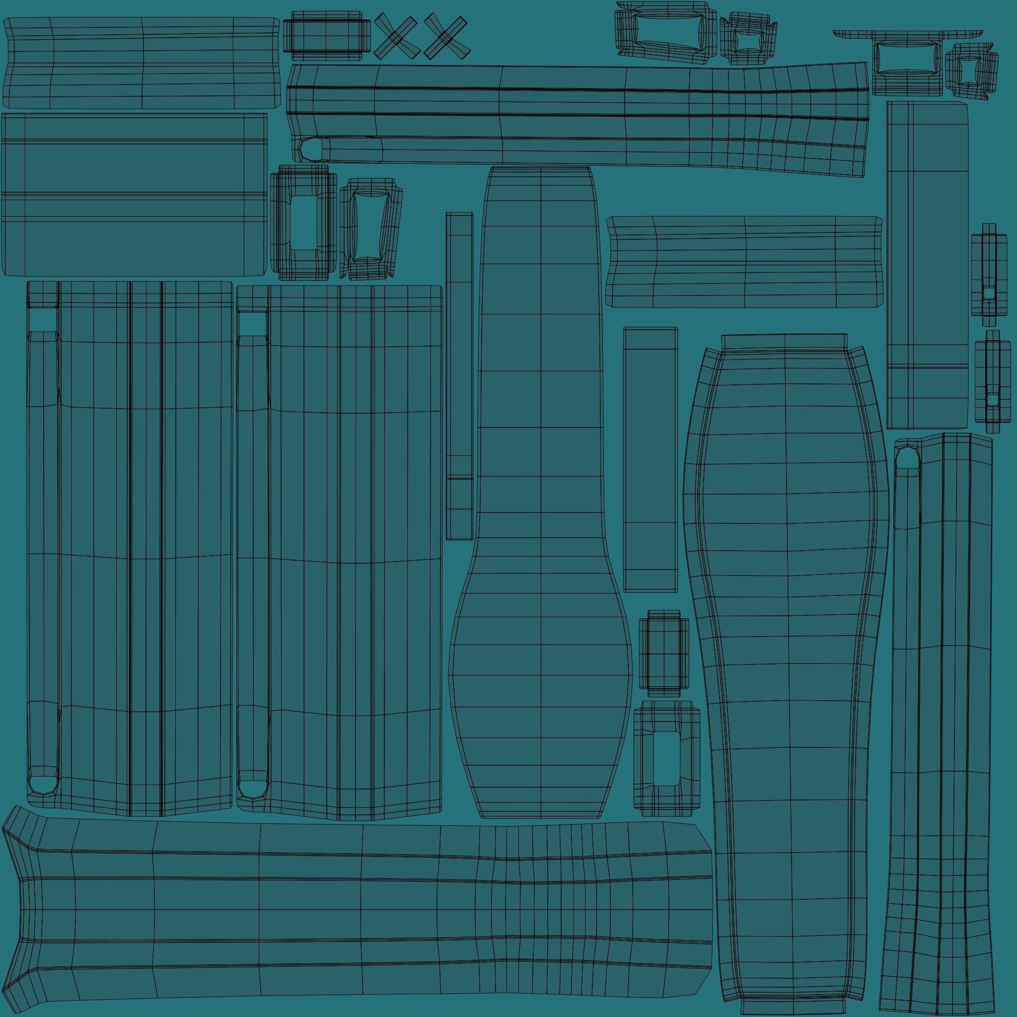 Bench Press 3D model_10