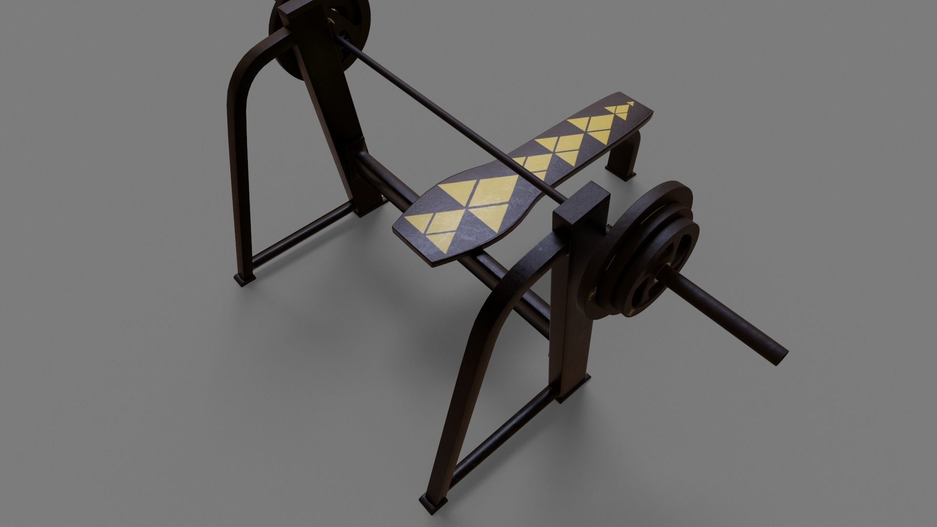 Bench Press 3D model_6