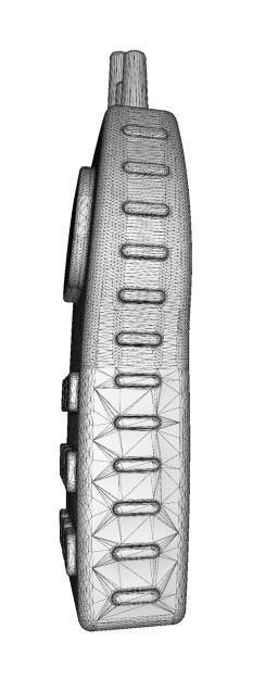 Classic Two Way Radio Low-poly 3D model_4