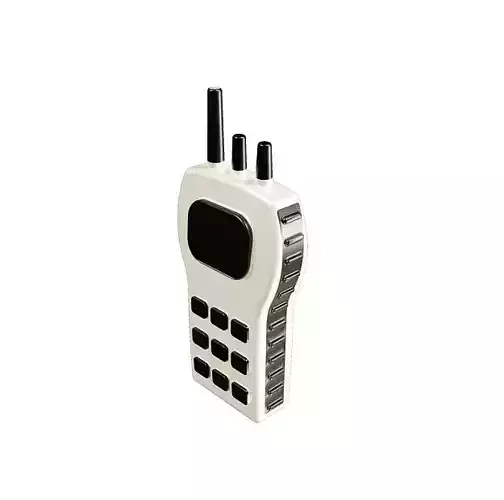 Classic Two Way Radio Low-poly 3D model
