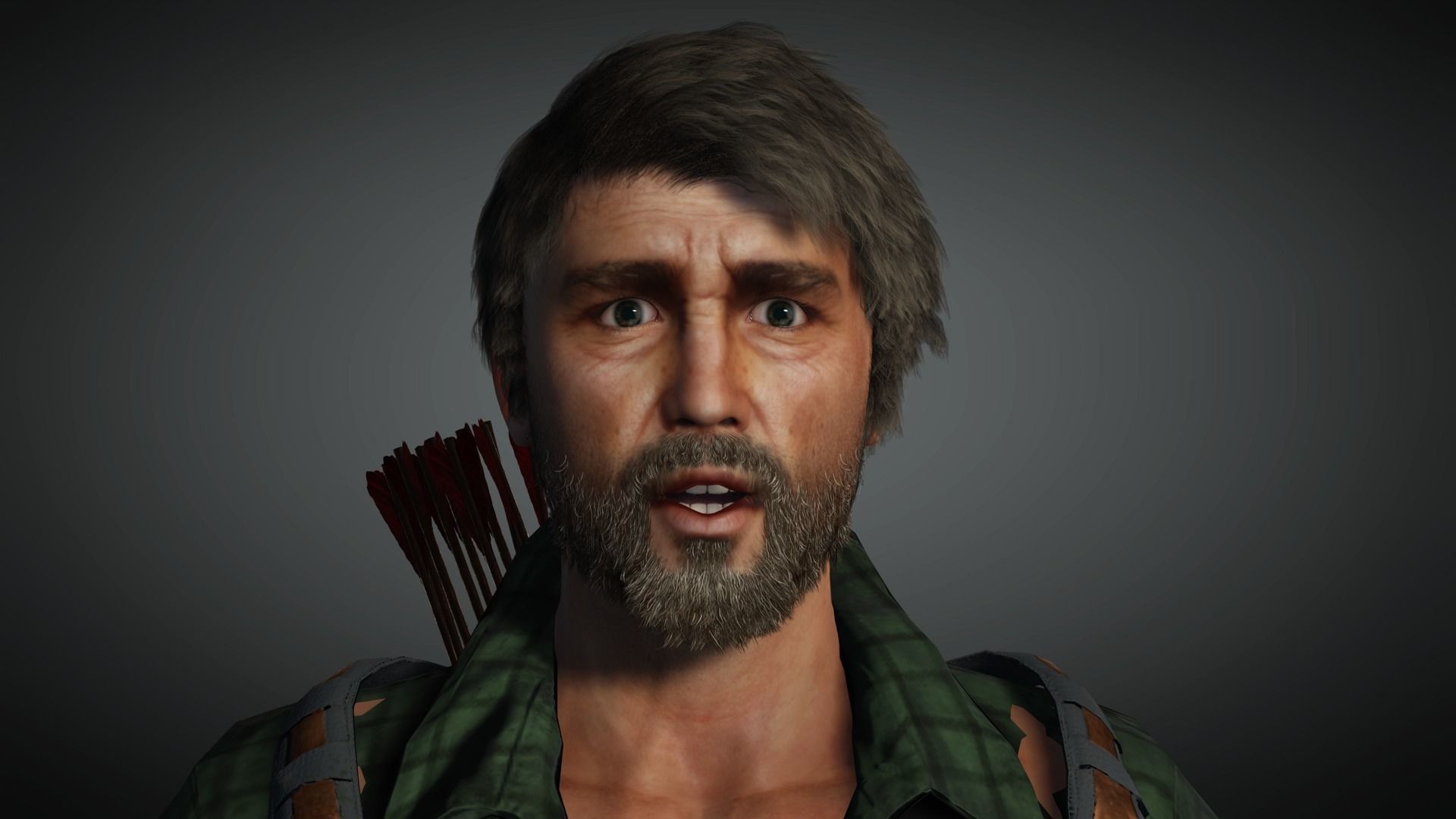 AAA Apocalypse Male Character 07 Low-poly 3D model_16