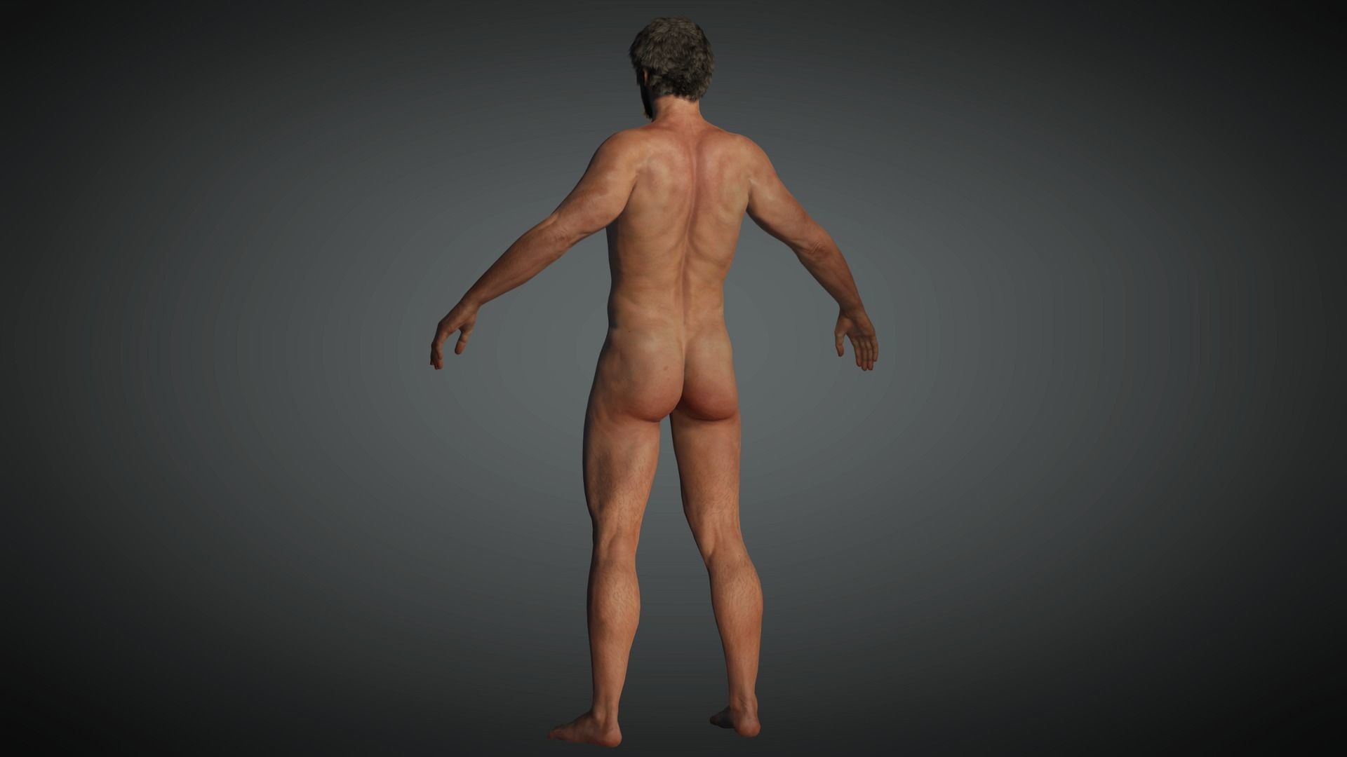 AAA Apocalypse Male Character 07 Low-poly 3D model_12