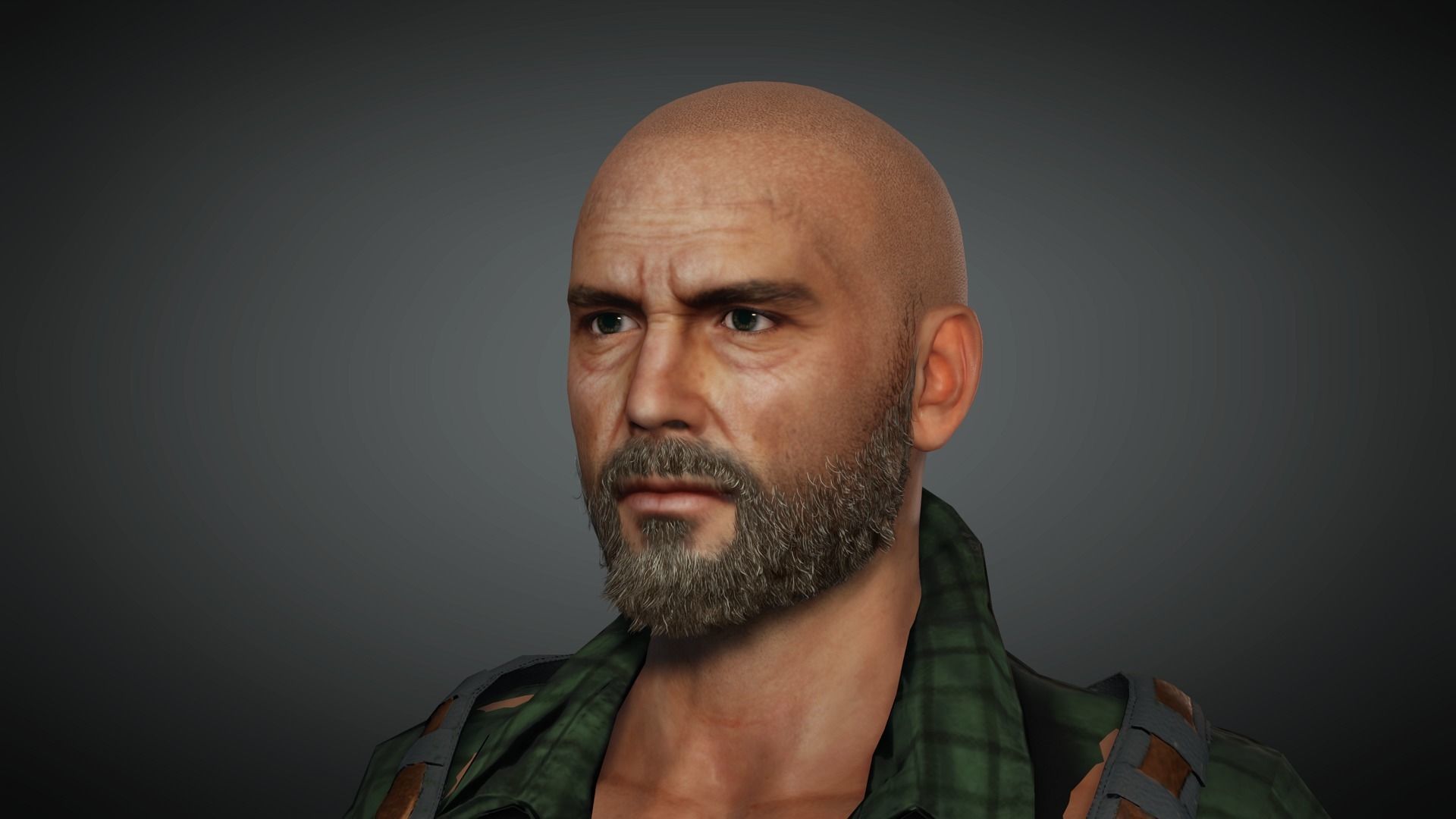 AAA Apocalypse Male Character 07 Low-poly 3D model_20