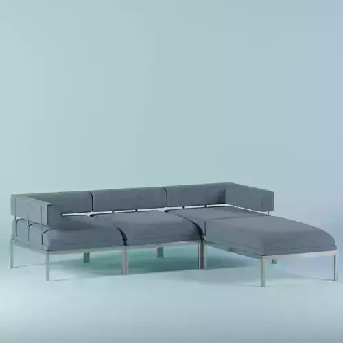 modern sofa 3d model 3D model