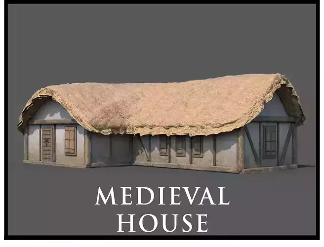 Medieval Village House 01