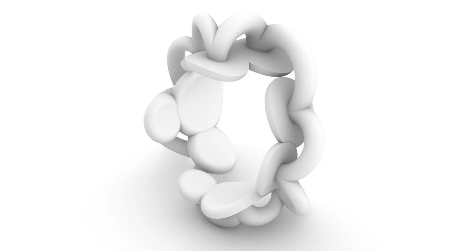 watching a fly over water Ring  3D print model_0