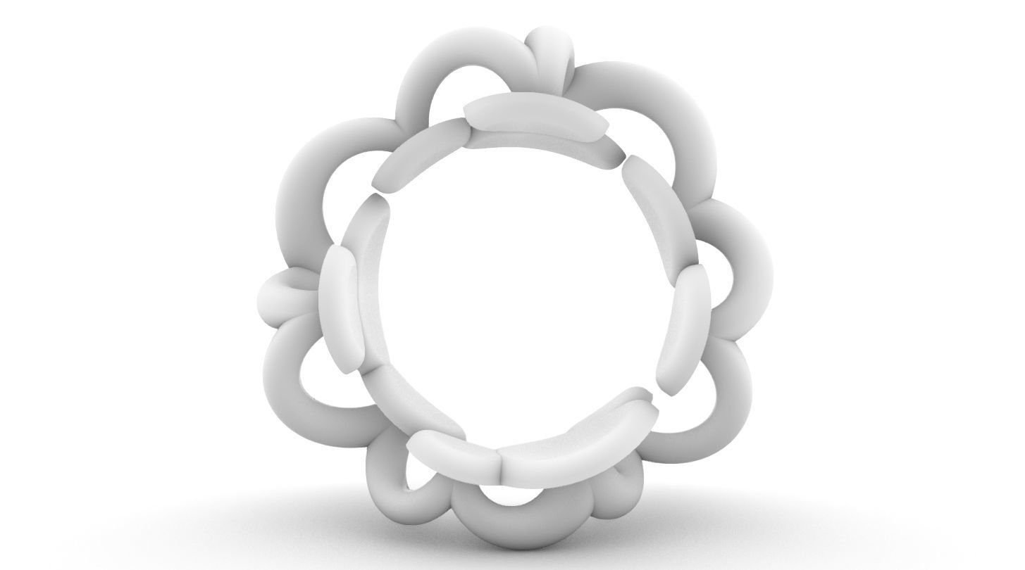 watching a fly over water Ring  3D print model_3