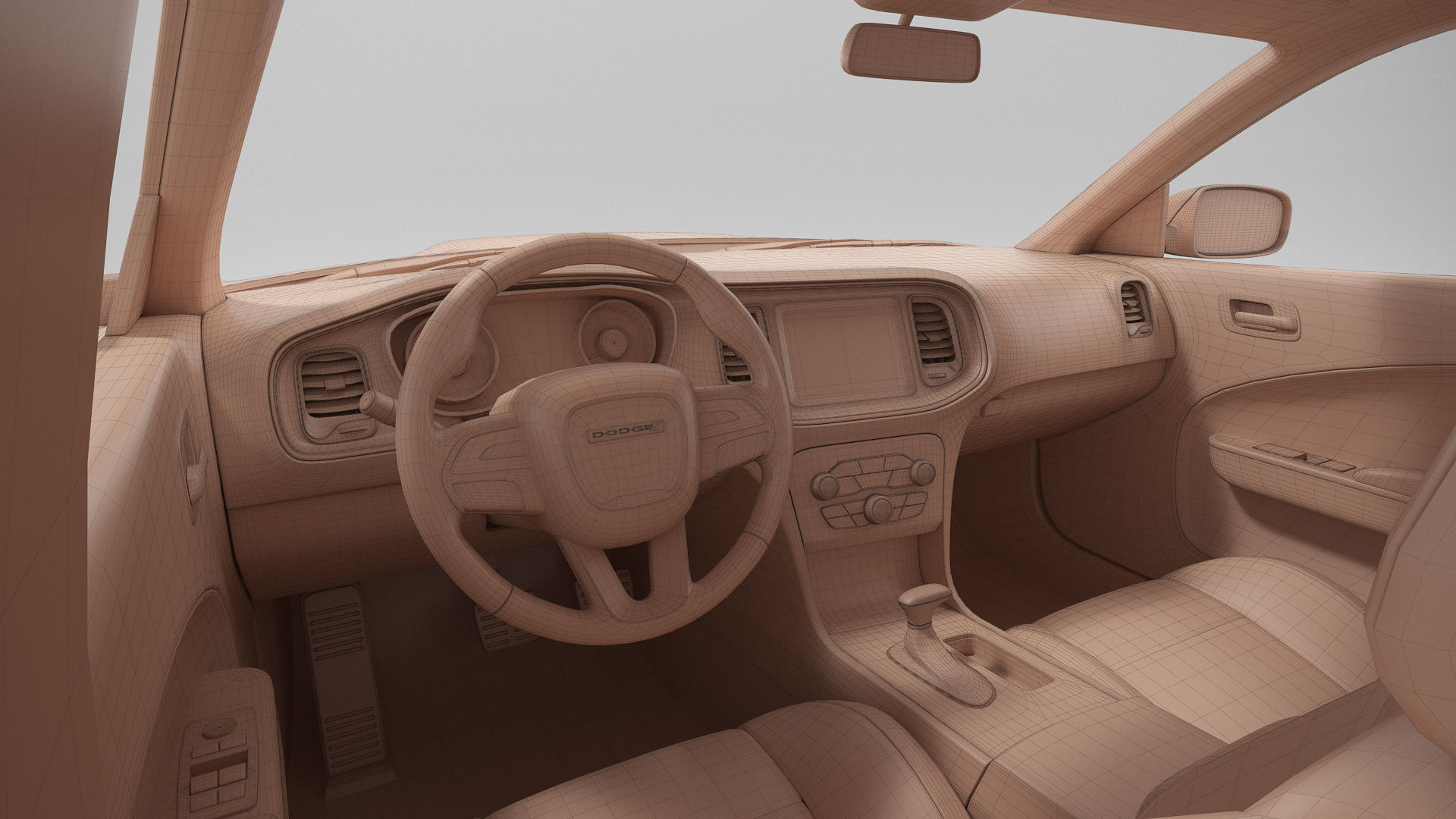 Dodge Charger RT 2022 3D model_23