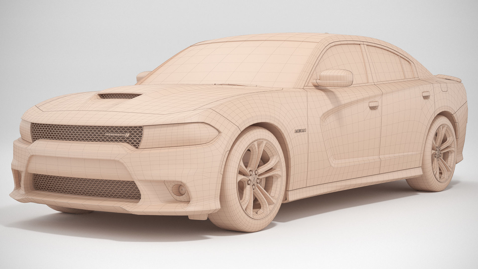 Dodge Charger RT 2022 3D model_17