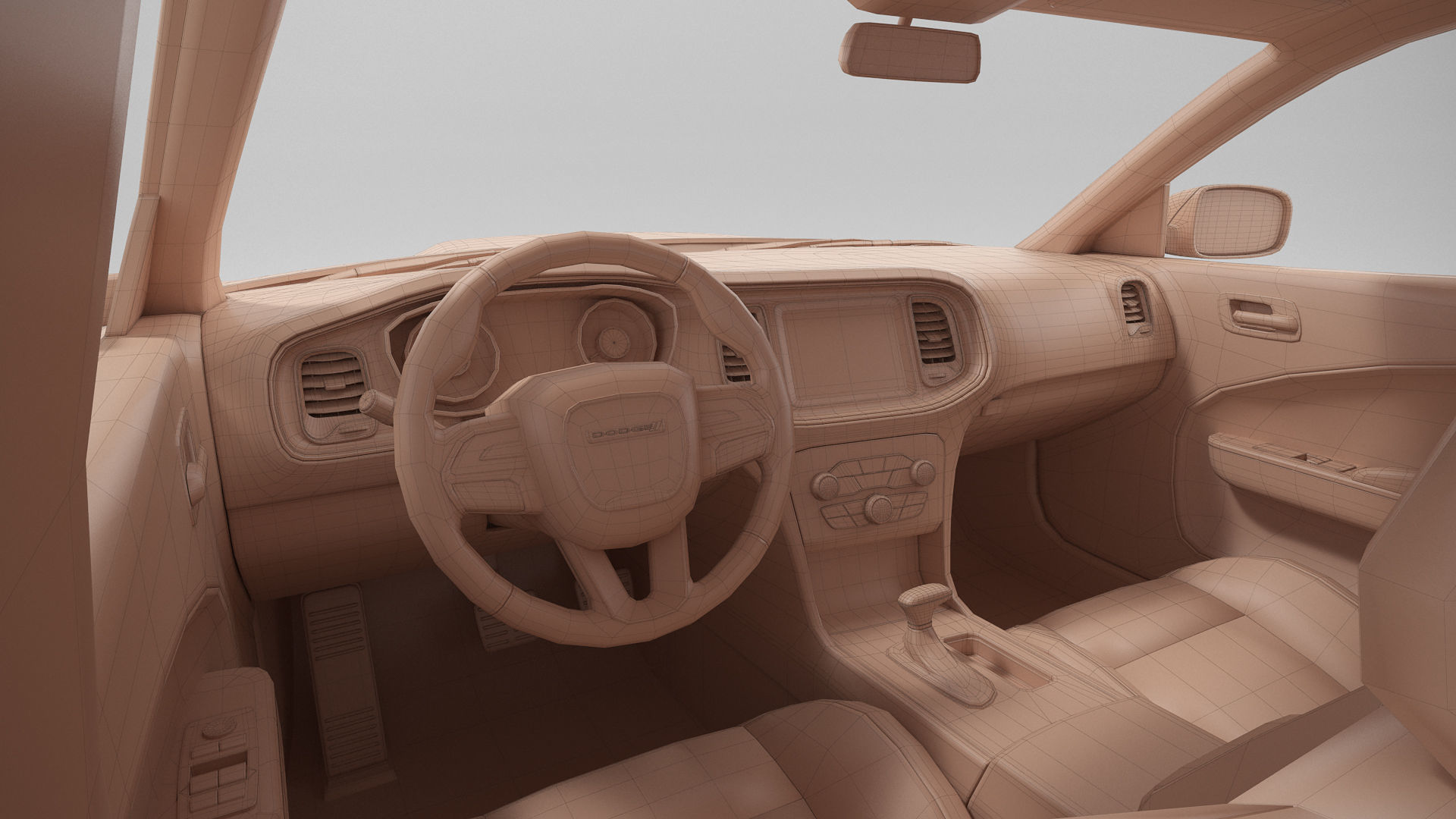 Dodge Charger RT 2022 3D model_21