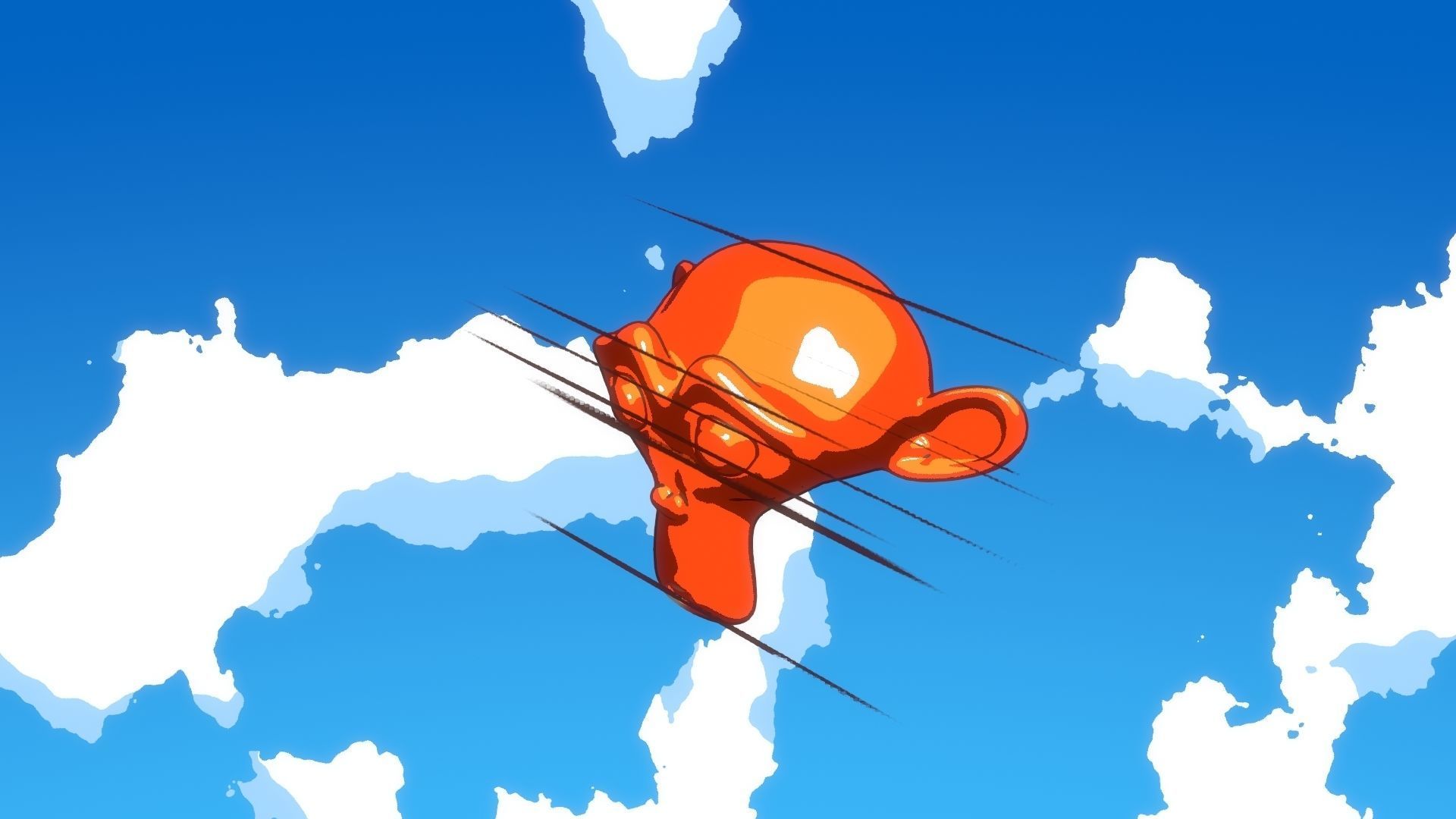 For Anime in Blender - Motion Lines Free 3D model_3