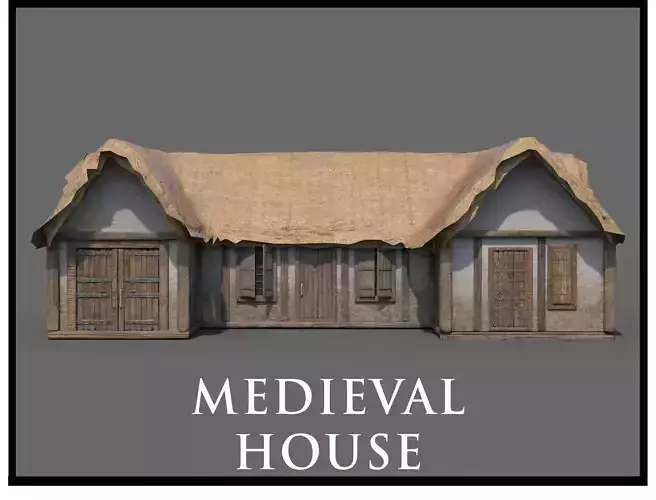 Medieval Village House 02