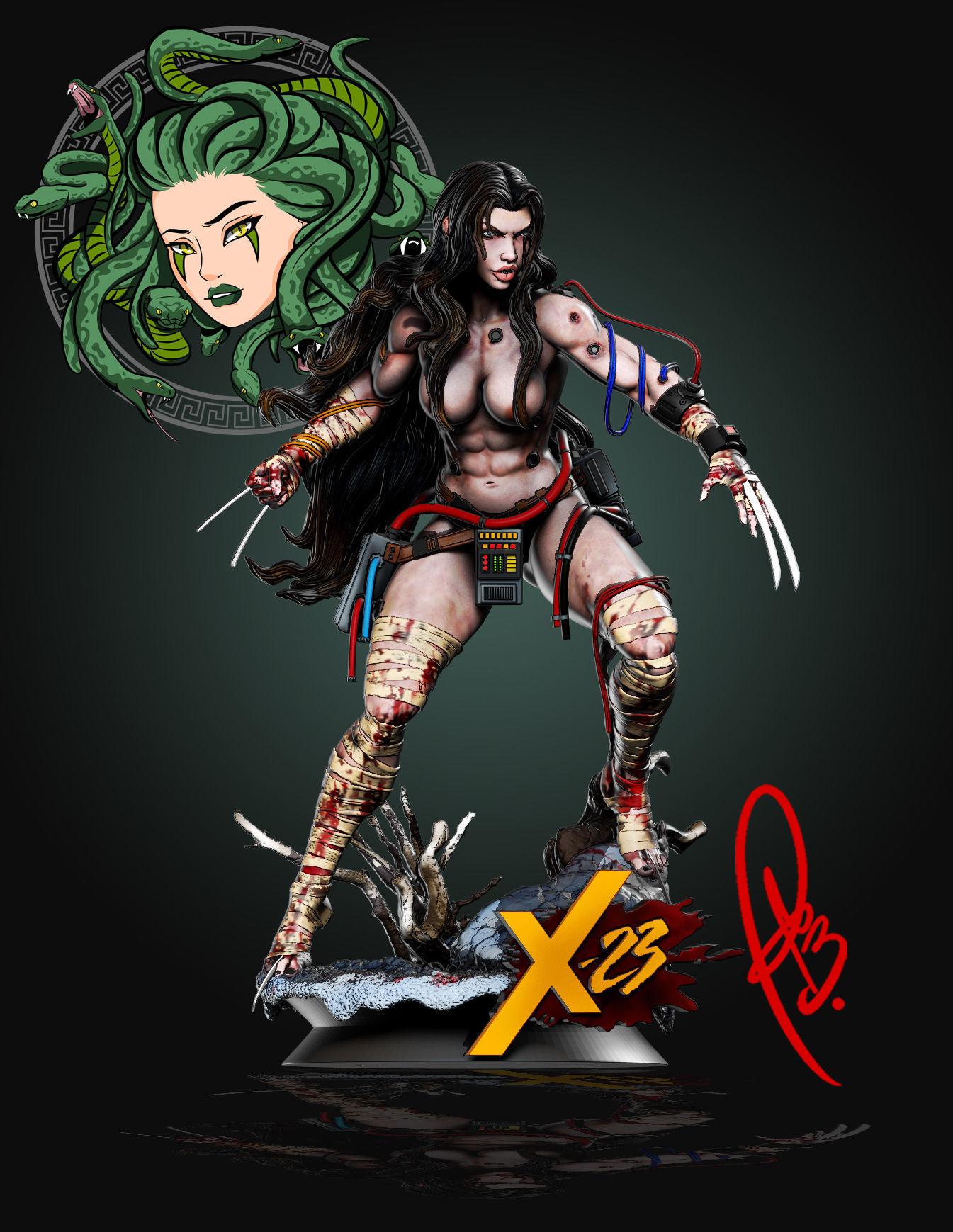 X-23 by CREATIVE GEEK MB 3D print model_15