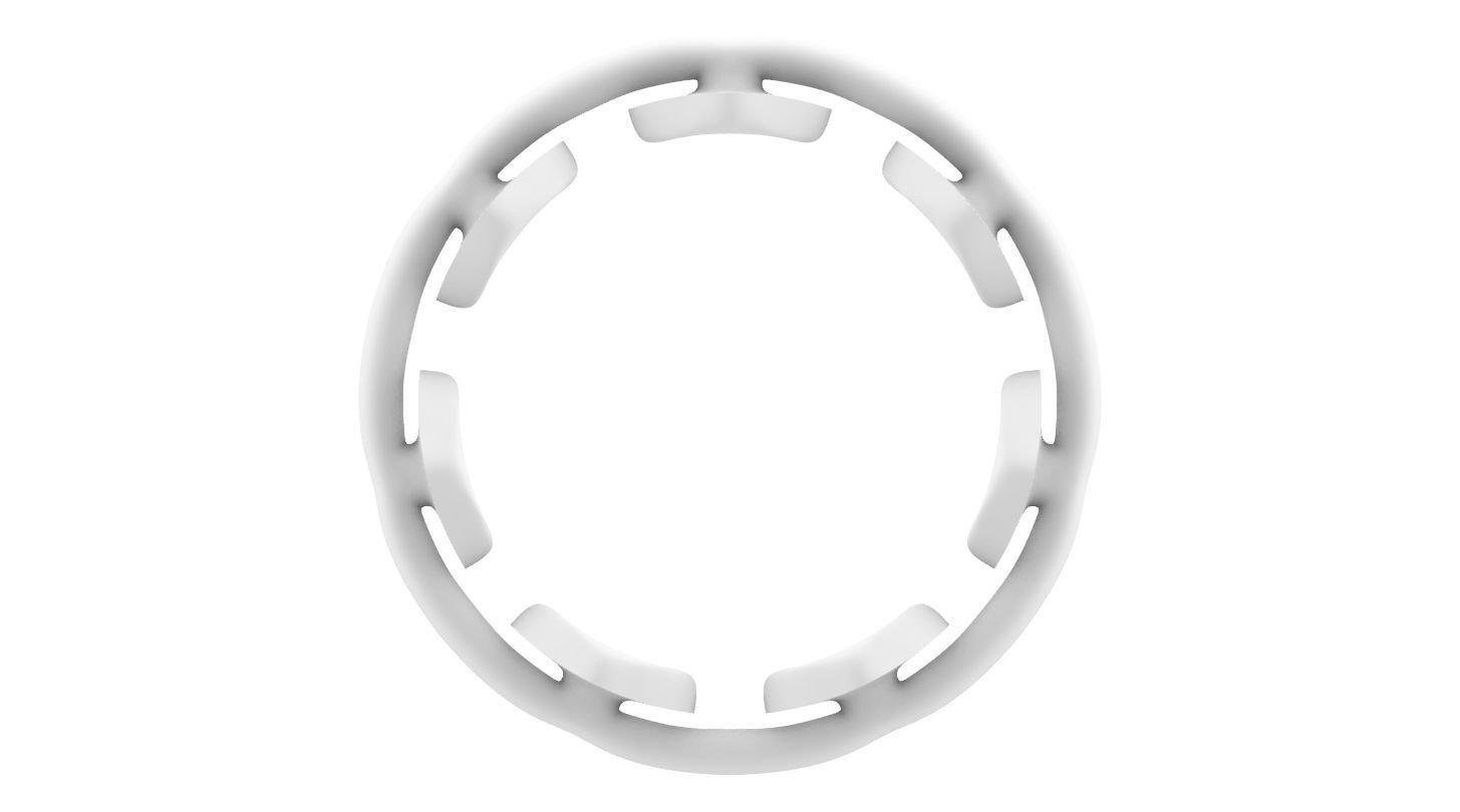 elvish navet petals Ring 3D print model_6