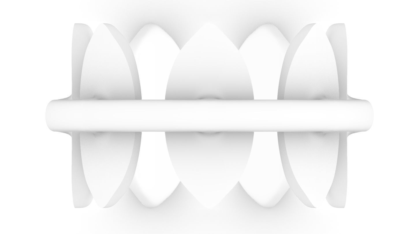 elvish navet petals Ring 3D print model_5