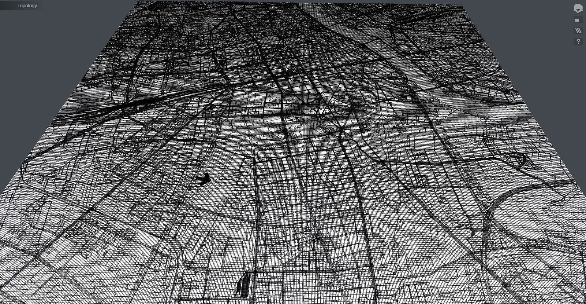 Roads and streets Warsaw Poland 3D model_10