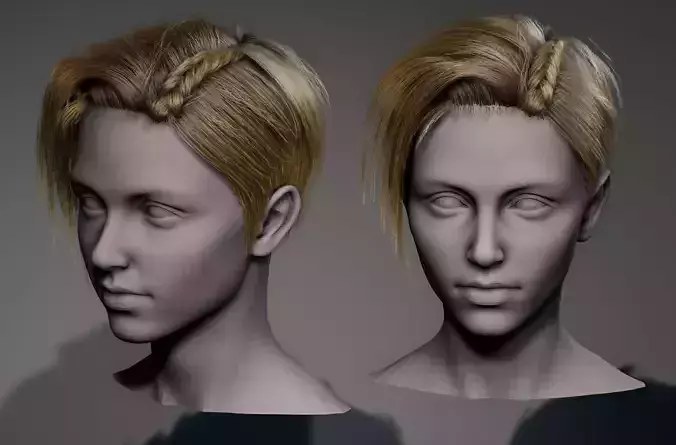 Game Female Hair Style Woman 3