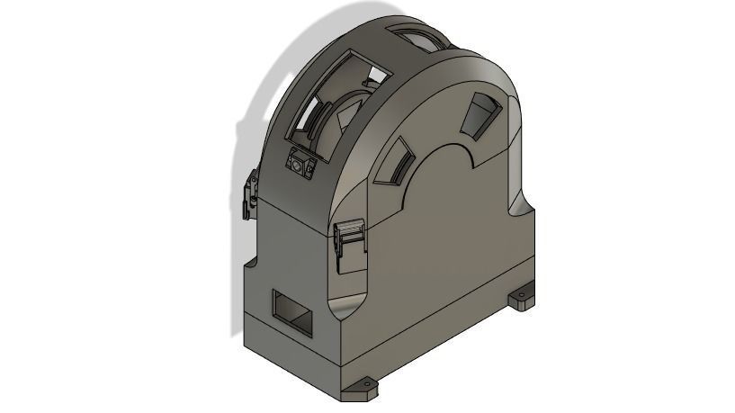 Filament Dry Storage Box 3D print model_4
