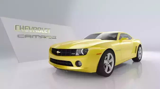 Chevrolet Camaro 2010 3D Model HIGH POLY