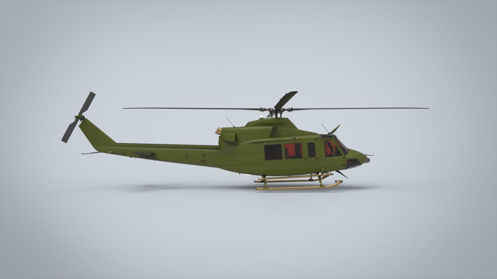 Bell 412 3D model_2
