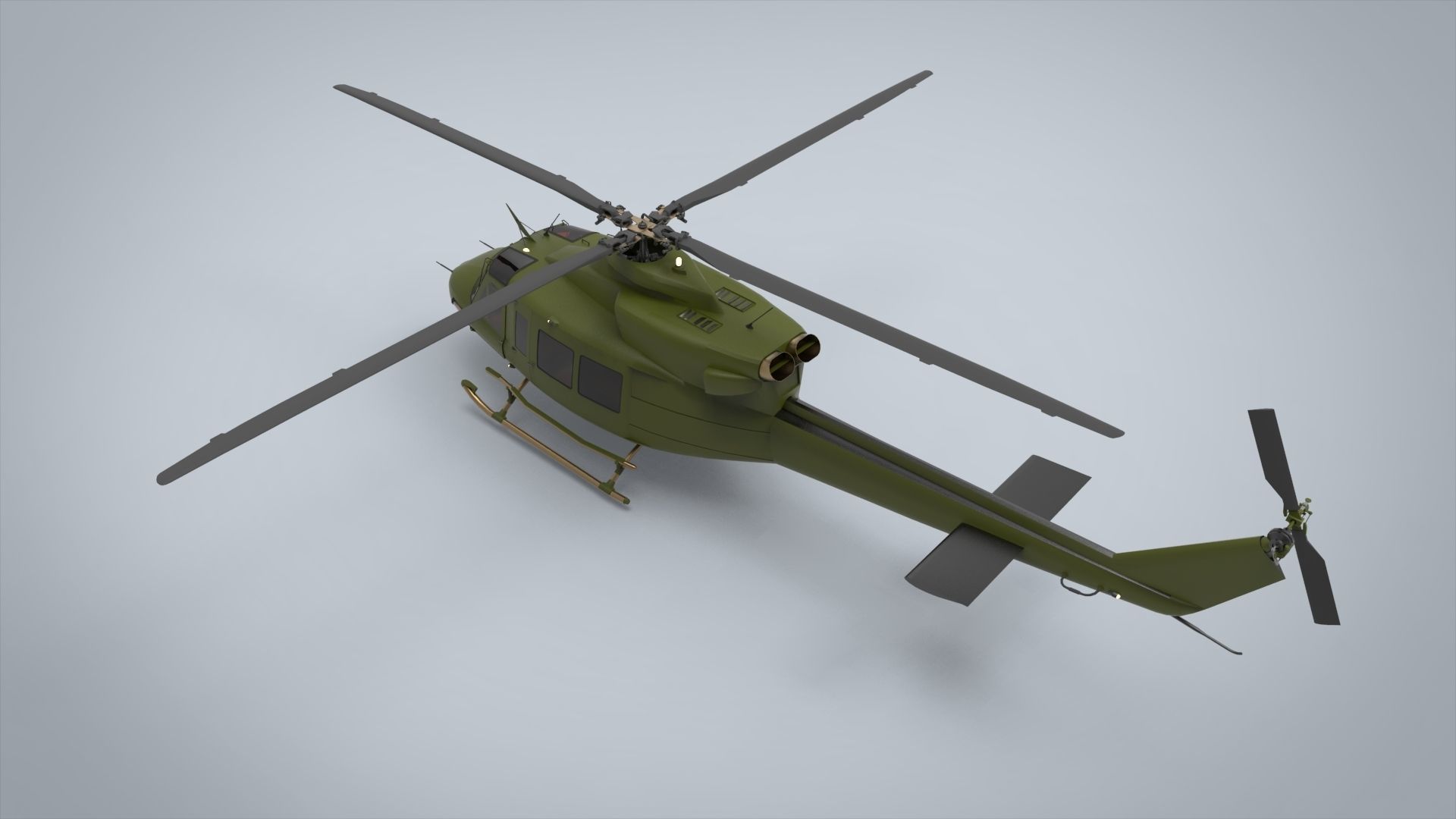 Bell 412 3D model_6