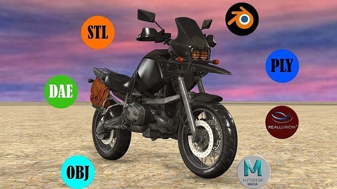 Sport Bike Vehicle 3D model