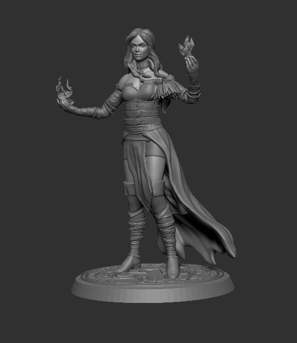 Ella - Witch 3D print model_1