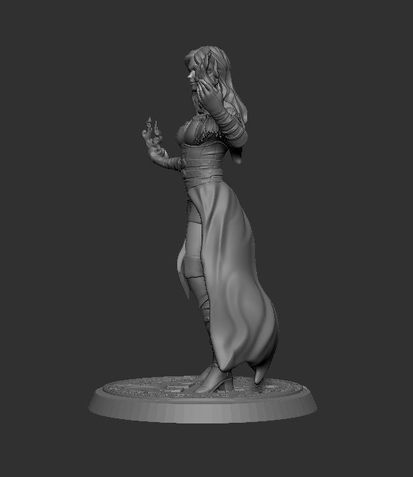 Ella - Witch 3D print model_2