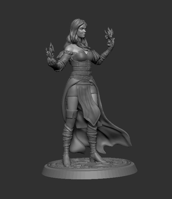 Ella - Witch 3D print model_5
