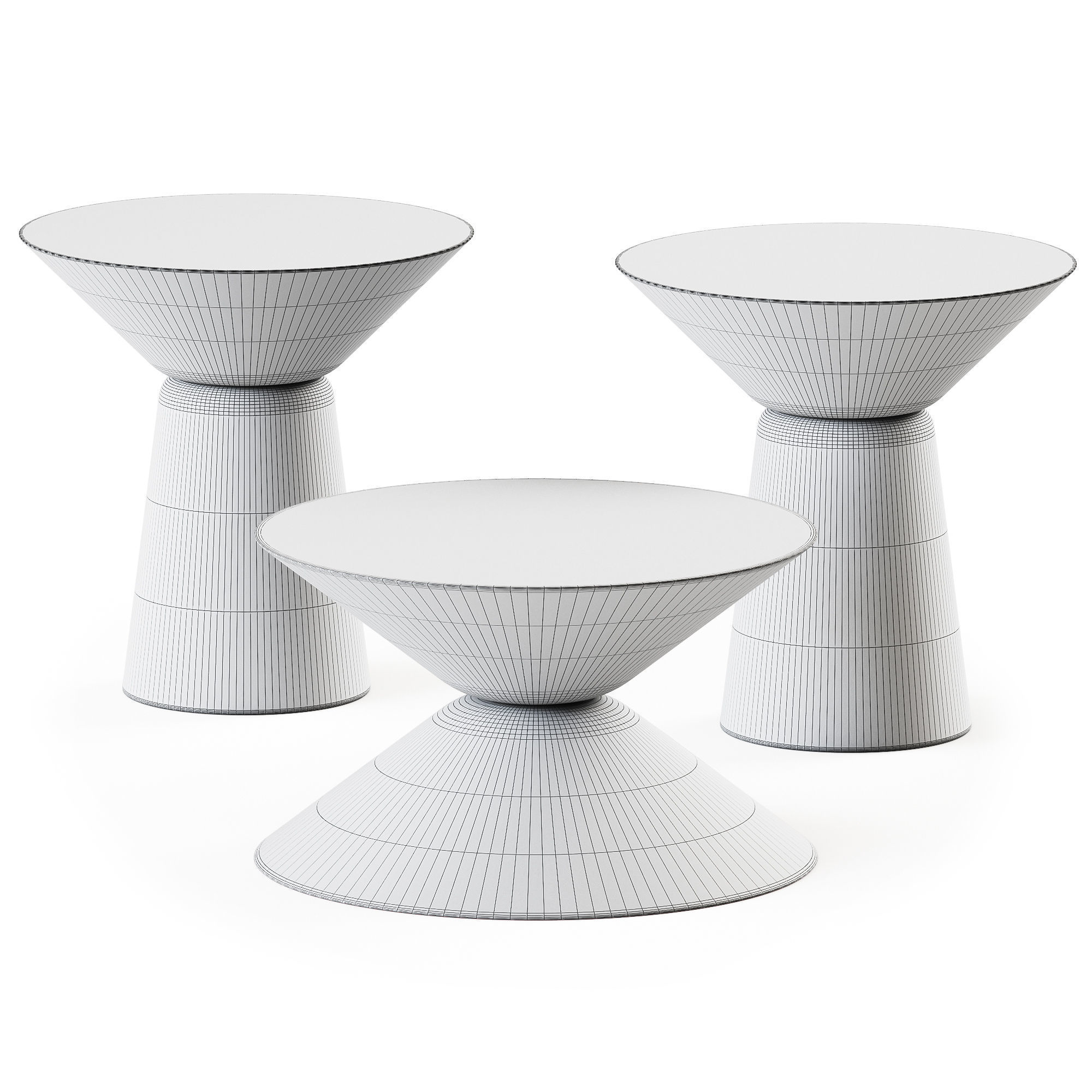 Coffee Tables Murano by Cimento 3D model_1